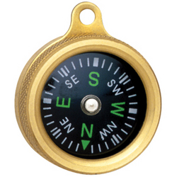 Brass Pocket Compass