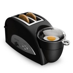 BTB EGG N MUFFIN MAKER EGG POACHER & 2 SLICE TOASTER