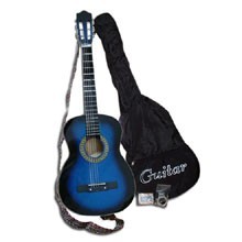 Blue 38" Acoustic Guitar Set