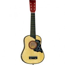 25 Inch Natural Purfling Childrens Guitar Set