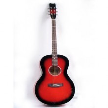 41 inch Red Acoustic Guitar Set