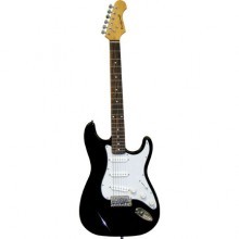 39 inch Black Electric Guitar With Belt