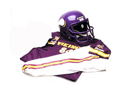 Minnesota Vikings Youth NFL Team Helmet and Uniform Set by Franklin Sports (Small)