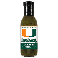 Miami Hurricanes NCAA Lime Grilling Sauce - 12oz