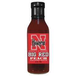 Nebraska Cornhuskers NCAA Peach Grilling Sauce - 12oz