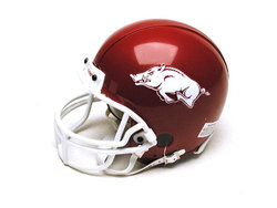 Arkansas Razorbacks Miniature Replica NCAA Helmet w/Z2B Mask by Riddell