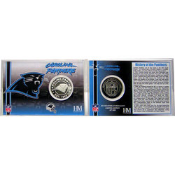 Carolina Panthers Team History Coin Card