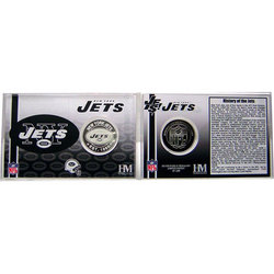 New York Jets Team History Coin Card