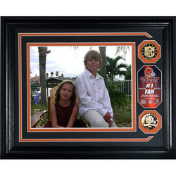 Cincinnati Bengals ""# 1 Fan"" Personalized Photo Mint with 2 Gold Coins