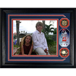 Houston Texans ""# 1 Fan"" Personalized Photo Mint with 2 Gold Coins