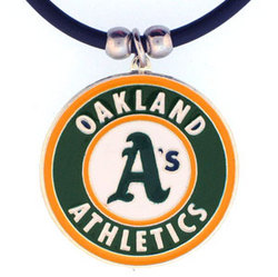 MLB Logo Pendant - Oakland A