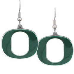 College Dangle Earrings - Oregon Ducks