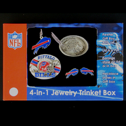 4 in 1 NFL Jewelry Box - Buffalo Bills