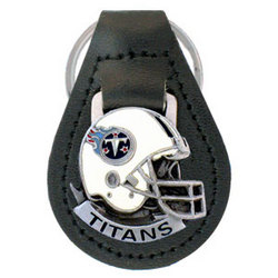 Tennessee Titans Small Leather Key Ring