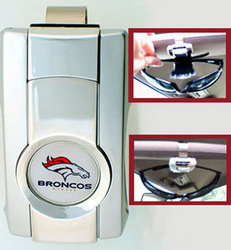 Denver Broncos  - Square NFL Sunglass Visor Clip