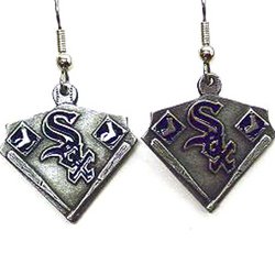 MLB Dangle Earrings - Chicago White Sox