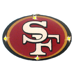 Flashing NFL Pin/Pendant - San Francisco 49ers